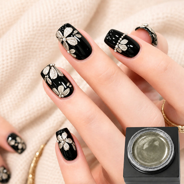 Emboss Gel Polish Nail Art - Gold - 15g