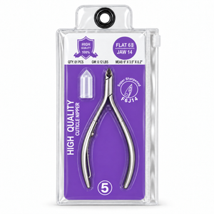 Nail Cuticle Nipper F6J14 - Flat 6mm - Jaw 14