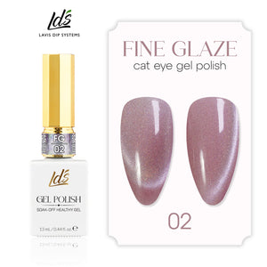 LDS Set 12 Color - Fine Glaze Cat Eye Gel Collection