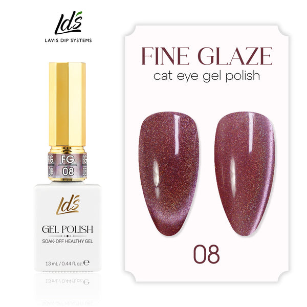 LDS Set 12 Color - Fine Glaze Cat Eye Gel Collection