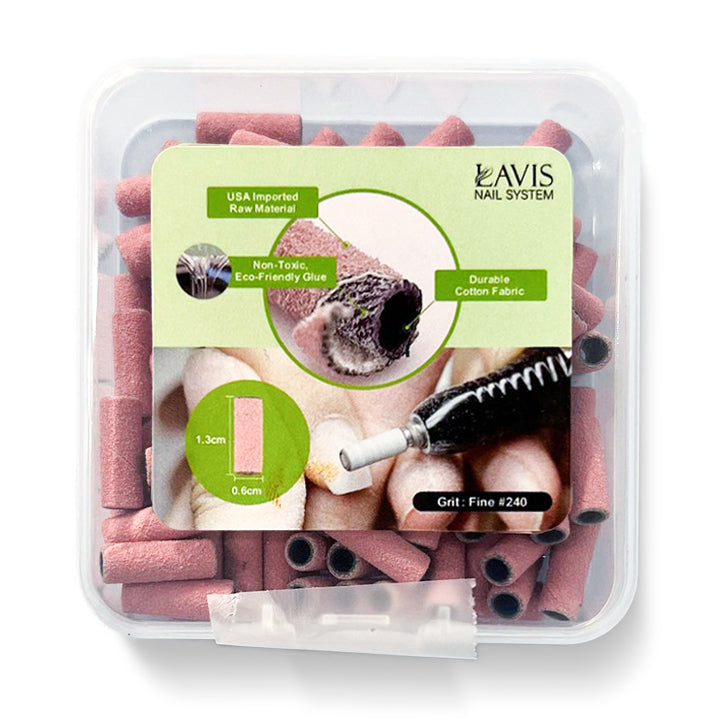 Lavis Pink Sanding Bands - Fine Sand #240