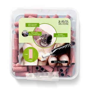 Lavis Pink Sanding Bands - Fine Sand #240