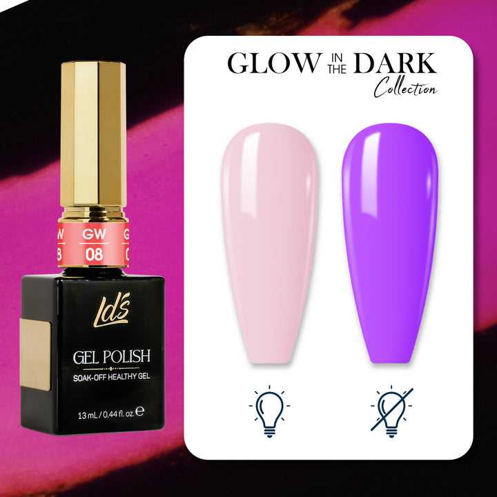 LDS 08 - Gel Polish 0.5 oz - Glow In The Dark Ver 2