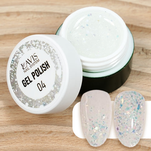 LAVIS Nail Art Glitter - Gel Polish 04