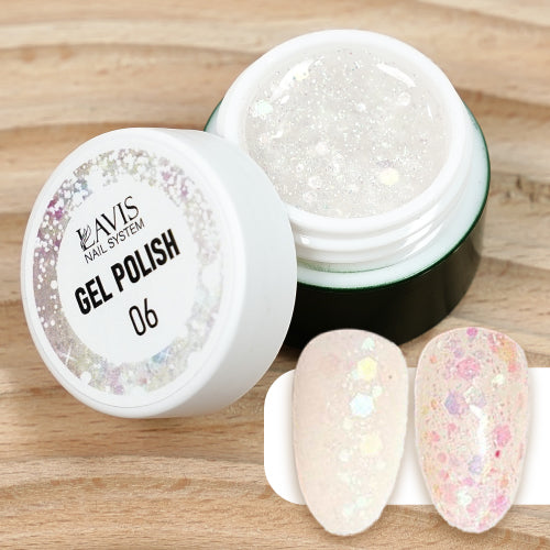 LAVIS Nail Art Glitter - Gel Polish 06