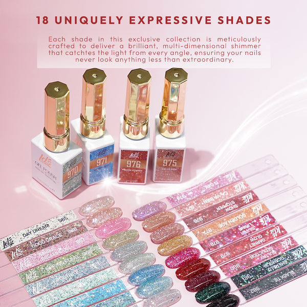 LDS Color Craze Gel Nail Polish - 977 Golden Age - 0.5oz