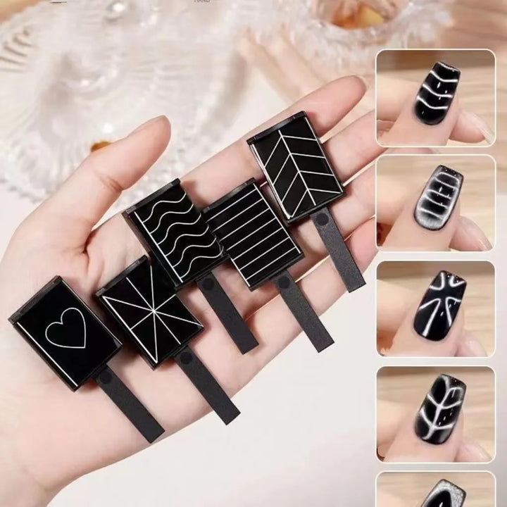  Cat Eye Magnet Nail Art No6 - Checks by OTHER sold by DTK Nail Supply