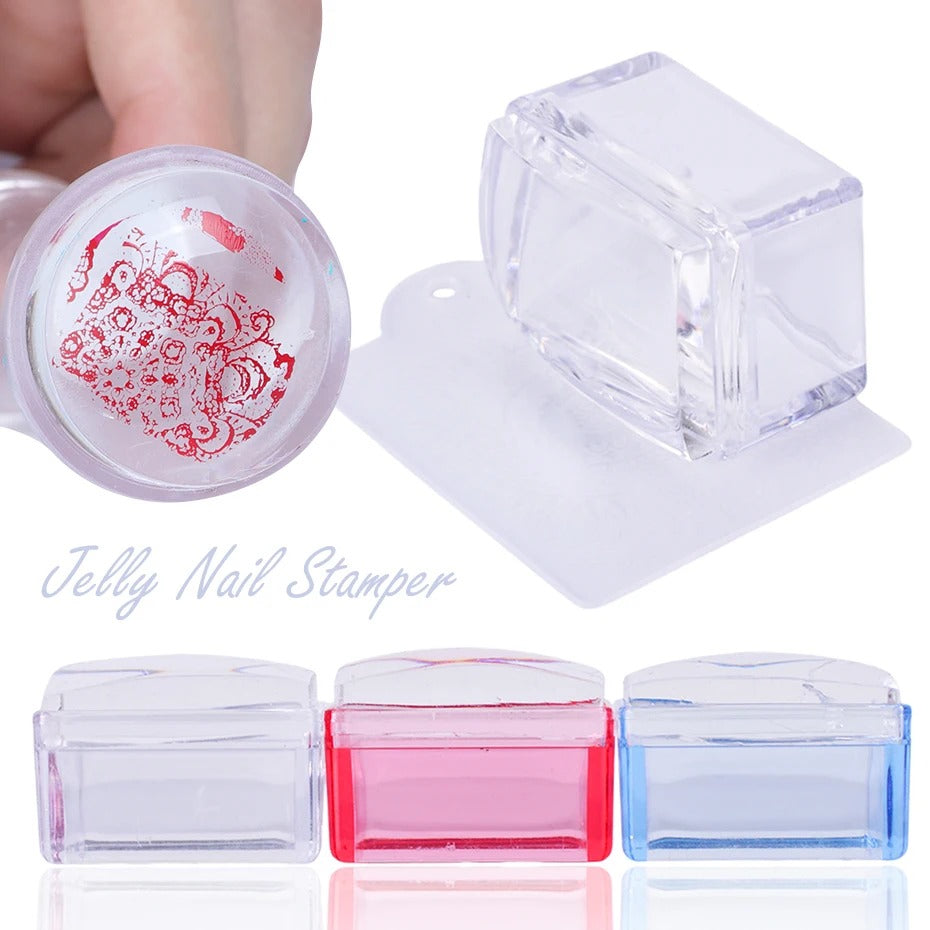 French Silicone Jelly Stamper - Red