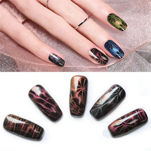  Flower and Stripe Effect Double Sided Magnet by OTHER sold by DTK Nail Supply