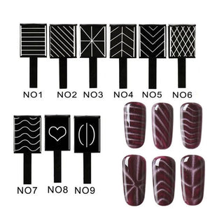  Cat Eye Magnet Nail Art No2 - Diagonal Stripes by OTHER sold by DTK Nail Supply