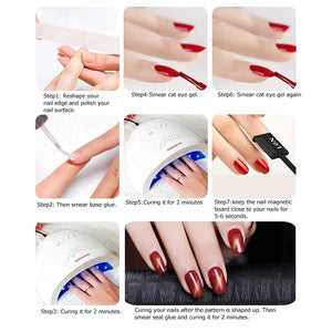  Cat Eye Magnet Nail Art No4 - Chevron Stripes by OTHER sold by DTK Nail Supply