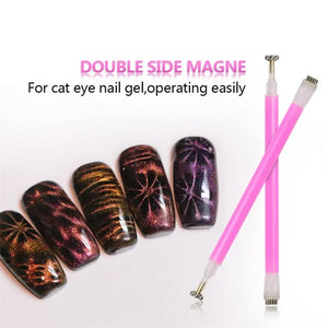  Flower and Stripe Effect Double Sided Magnet by OTHER sold by DTK Nail Supply
