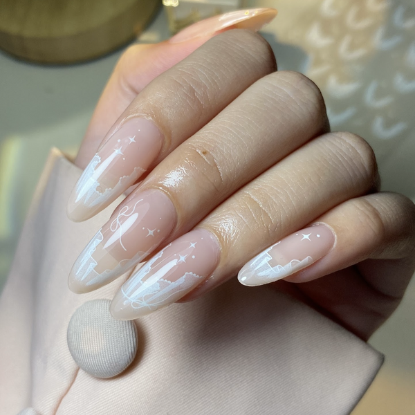 French Lace Nail Sticker