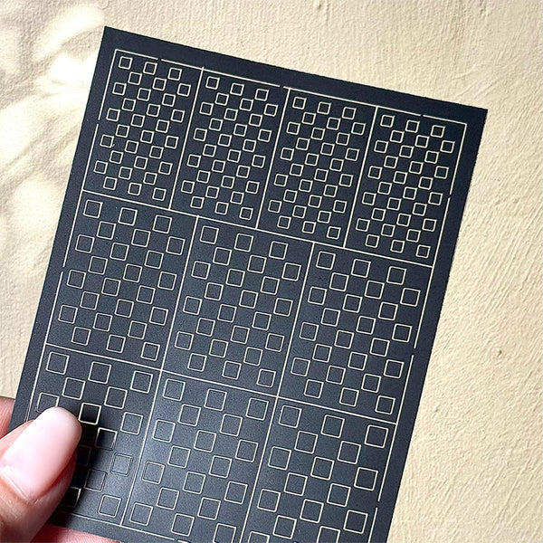 Spray Painted Nail Art Stickers H365