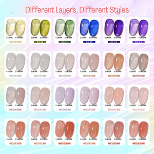 Jelly Gel Polish Colors - Lavis J04-01 - Popular Jelly Collection