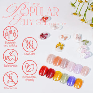 Jelly Gel Polish Colors - Lavis J04-32 - Popular Jelly Collection