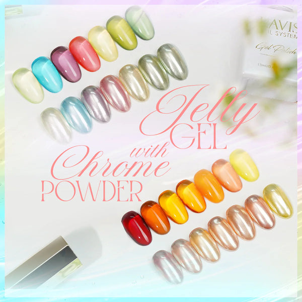 Jelly Gel Polish Colors - Lavis J04-01 - Popular Jelly Collection