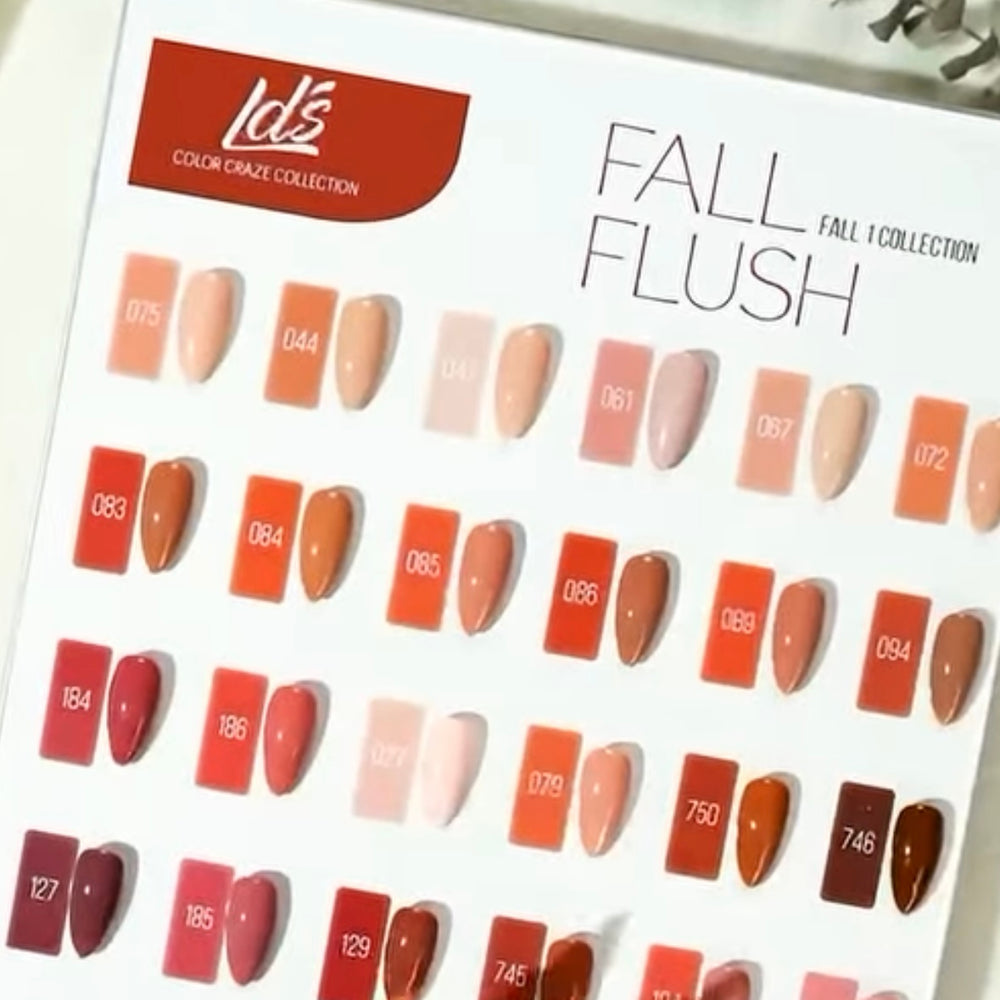 LDS Set 36 Colors - Gel Polish 0.5oz - Fall Flush Collection