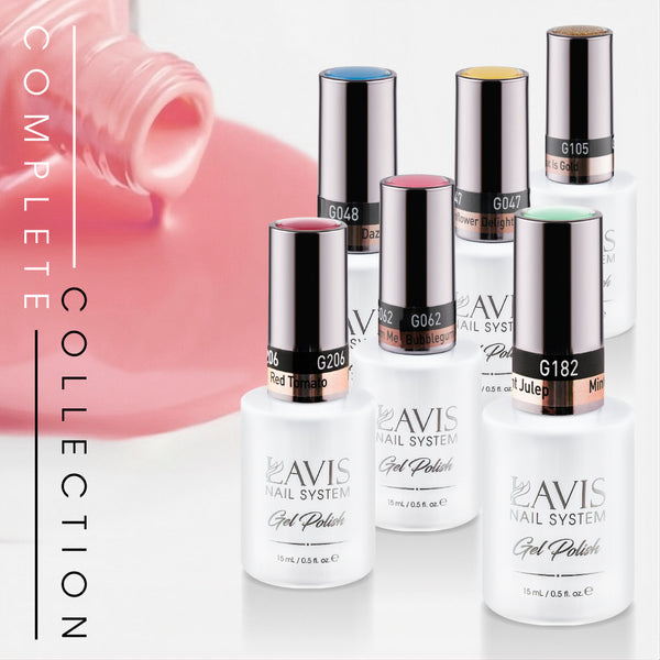 Lavis Gel Nail Polish Duo - 165 Navy Colors - Lupine
