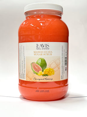 LAVIS - Mango Guava - Sugar Scrub for Pedicure - 1 gallon