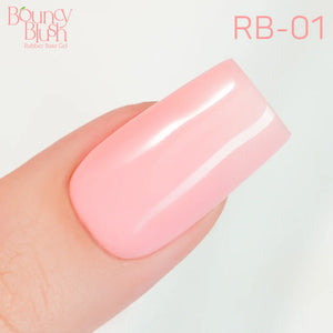 LDS Rubber Base Gel - RB-01 - GEL POLISH 0.5 OZ - Bouncy Blush Collection