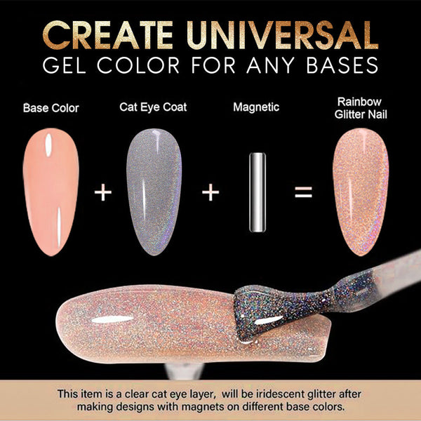 LAVIS Set 6 Colors Crystal Cat Eye Gel - Universal Cat Eye Collection