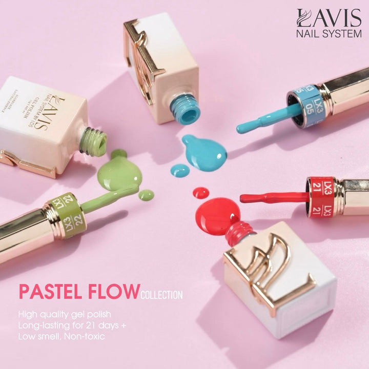 LAVIS LX3 - 31 - Gel Polish 0.5 oz - Pastel Flow Collection