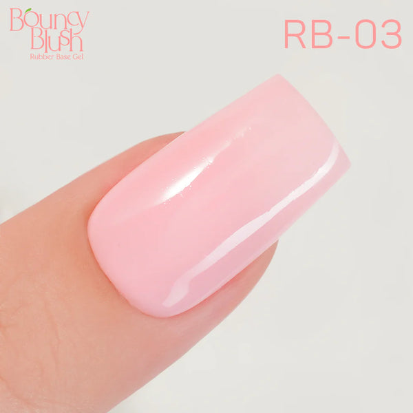 LDS Rubber Base Gel - RB-03 - GEL POLISH 0.5 OZ - Bouncy Blush Collection