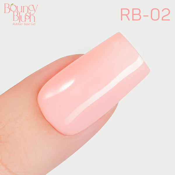 LDS Rubber Base Gel - RB-02 - GEL POLISH 0.5 OZ - Bouncy Blush Collection