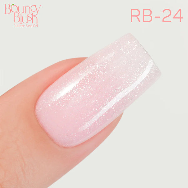 LDS Rubber Base Gel - RB-24 - GEL POLISH 0.5 OZ - Bouncy Blush Collection