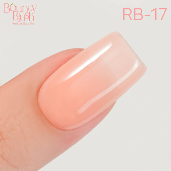 LDS Rubber Base Gel - RB-17 - GEL POLISH 0.5 OZ - Bouncy Blush Collection