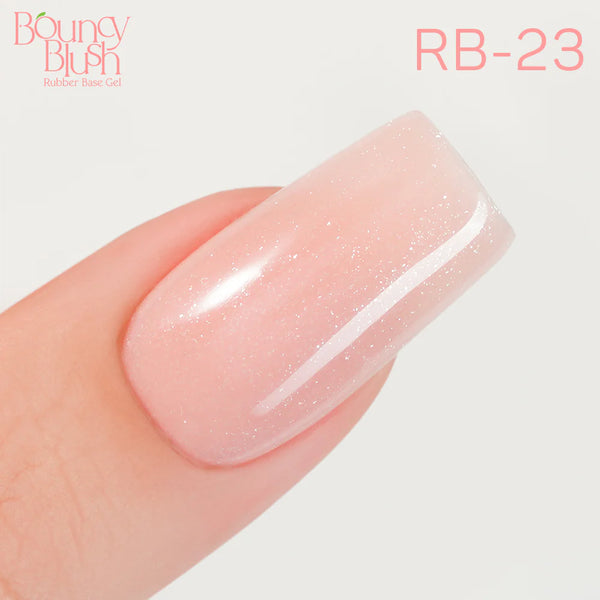 LDS Rubber Base Gel - RB-23 - GEL POLISH 0.5 OZ - Bouncy Blush Collection