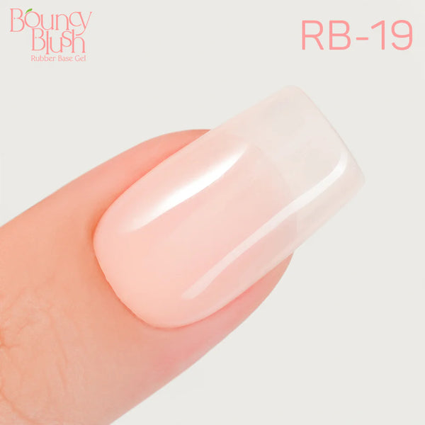 LDS Rubber Base Gel - RB-19 - GEL POLISH 0.5 OZ - Bouncy Blush Collection