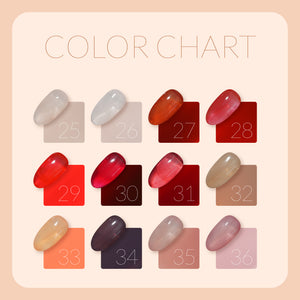 LDS Gel Polish JG-36 - Jelly Gel Collection