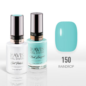 Lavis Gel Nail Polish Duo - 150 Teal Colors - Raindrop