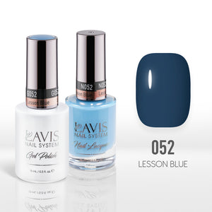 Lavis Gel Nail Polish Duo - 052 Blue Colors - Lesson Blue