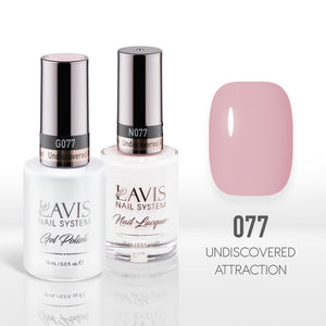 Lavis Gel Nail Polish Duo - 077 Pink, Beige Colors - Undiscovered Attraction