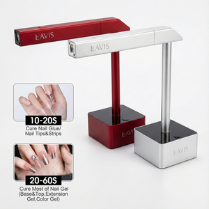 Lavis 2in1 Led Nail Lamp Red / Silver