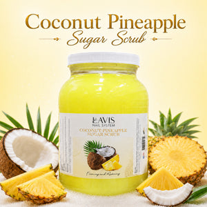 LAVIS - Coconut Pineapple - Sugar Scrub for Pedicure - 1 gallon