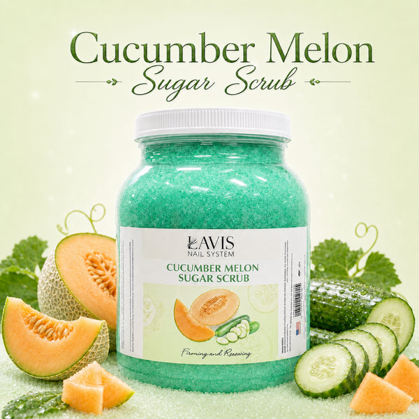 LAVIS - Cucumber Melon - Sugar Scrub for Pedicure - 1 gallon