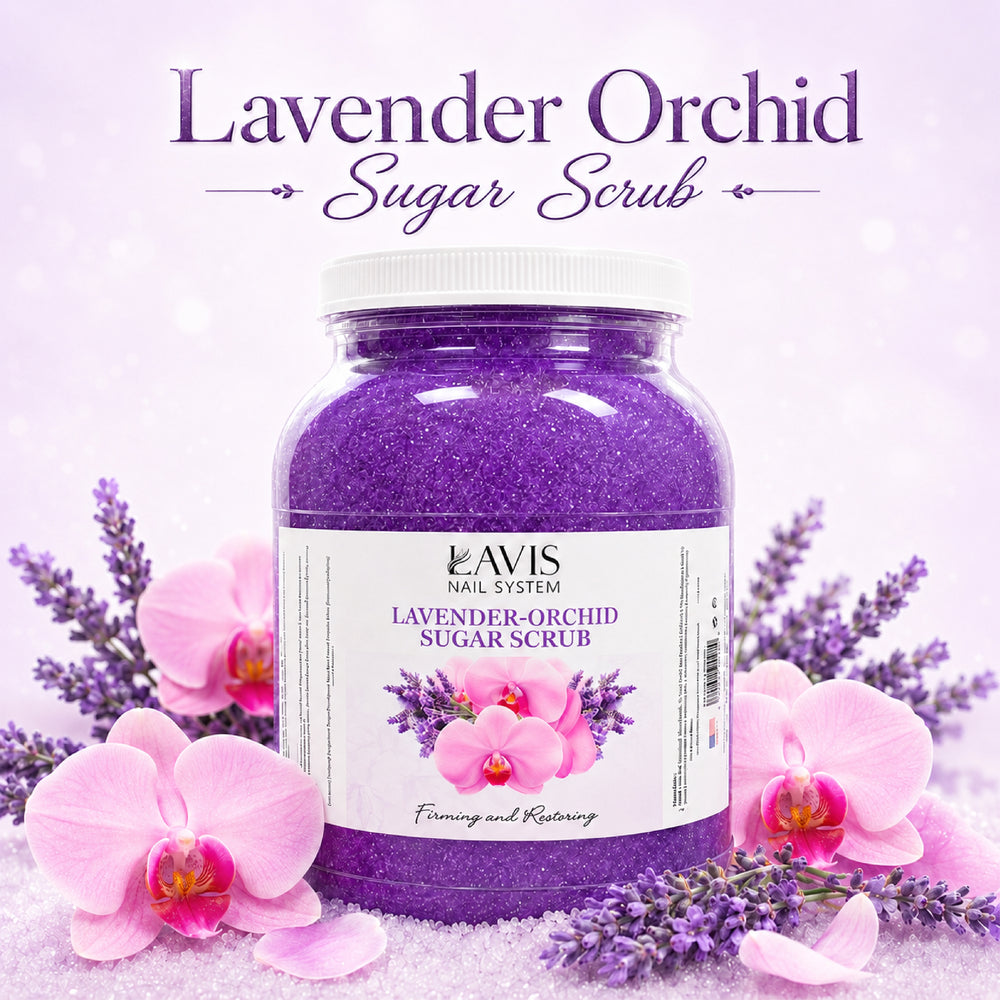 LAVIS - Lavender Orchid - Sugar Scrub for Pedicure - 1 gallon