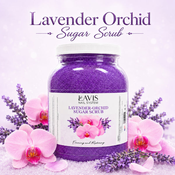 LAVIS - Lavender Orchid - Sugar Scrub for Pedicure - 1 gallon