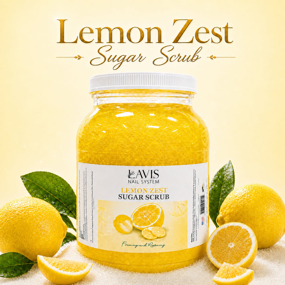 LAVIS - Lemon Zest - Sugar Scrub for Pedicure - 1 gallon