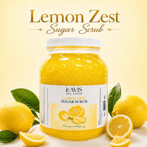 LAVIS - Lemon Zest - Sugar Scrub for Pedicure - 1 gallon