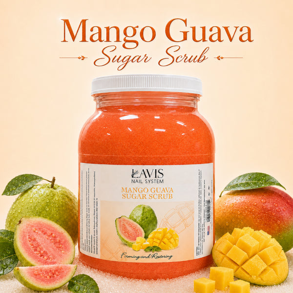 LAVIS - Mango Guava - Sugar Scrub for Pedicure - 1 gallon