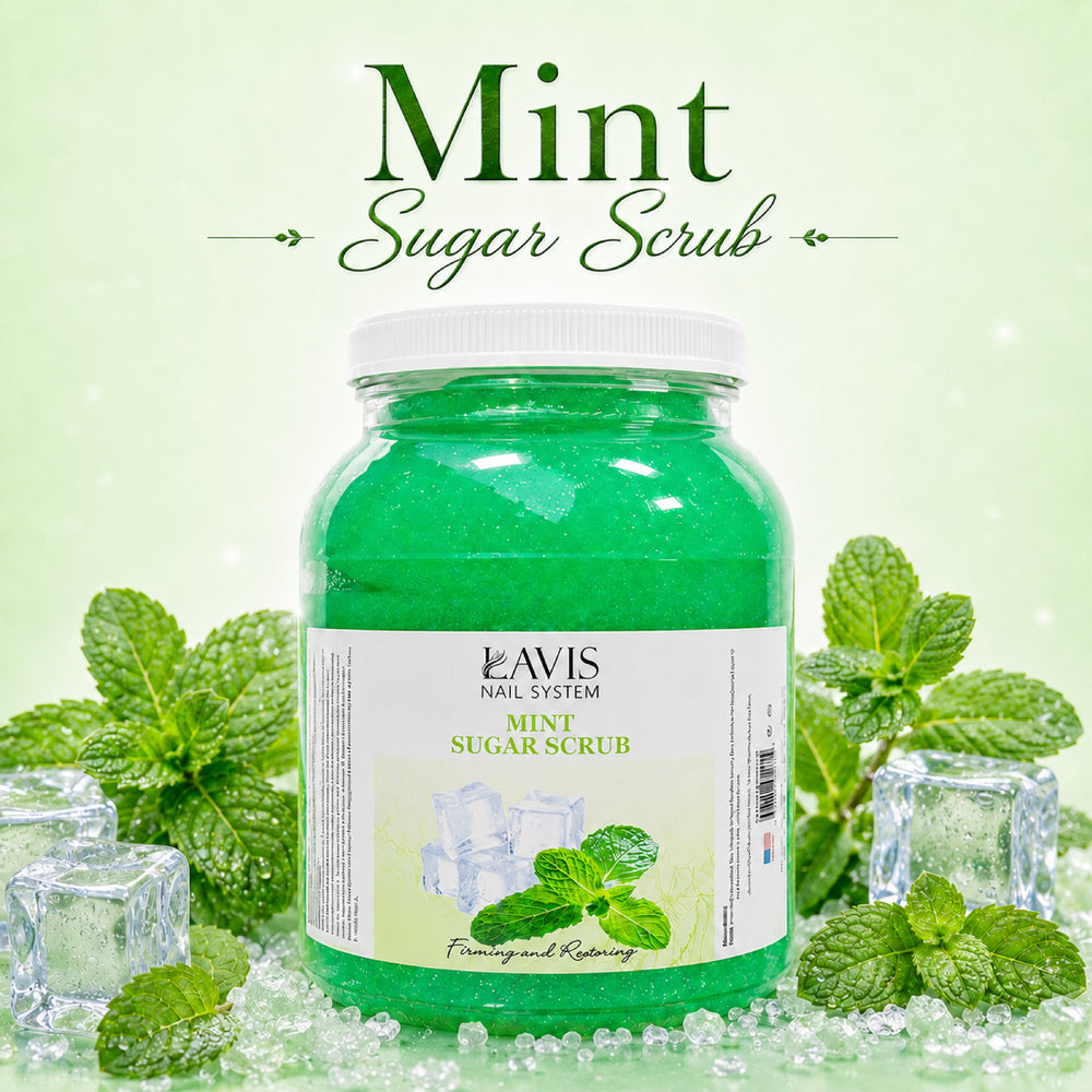 LAVIS - Mint - Sugar Scrub for Pedicure - 1 gallon