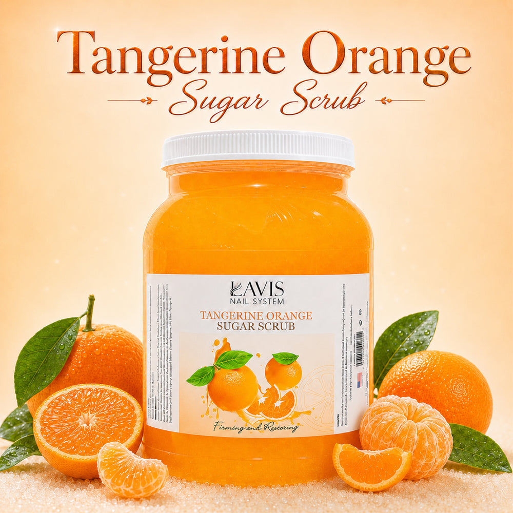 LAVIS - Tangerine Orange - Sugar Scrub for Pedicure - 1 gallon