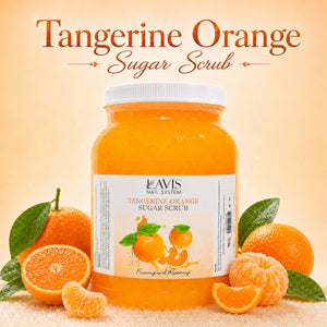 LAVIS - Tangerine Orange - Sugar Scrub for Pedicure - 1 gallon