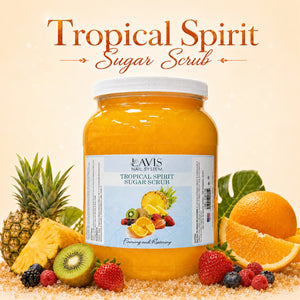 LAVIS - Tropical Spirit - Sugar Scrub for Pedicure - 1 gallon