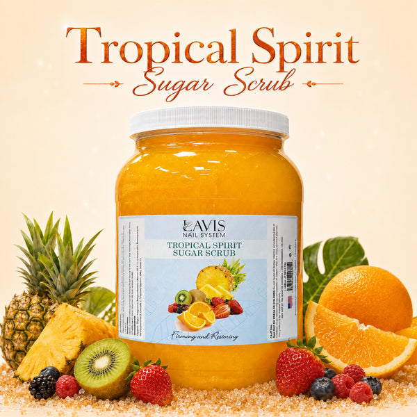 LAVIS - Tropical Spirit - Sugar Scrub for Pedicure - 1 gallon